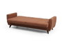 Atelier Del Sofa Zaden - Sofá-cama de 3 plazas Rojo teja
